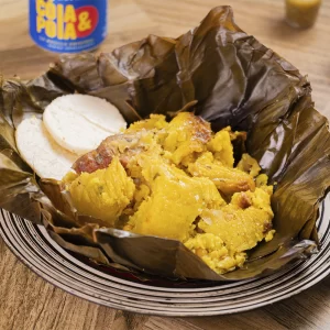 Tamal pollo y huevo